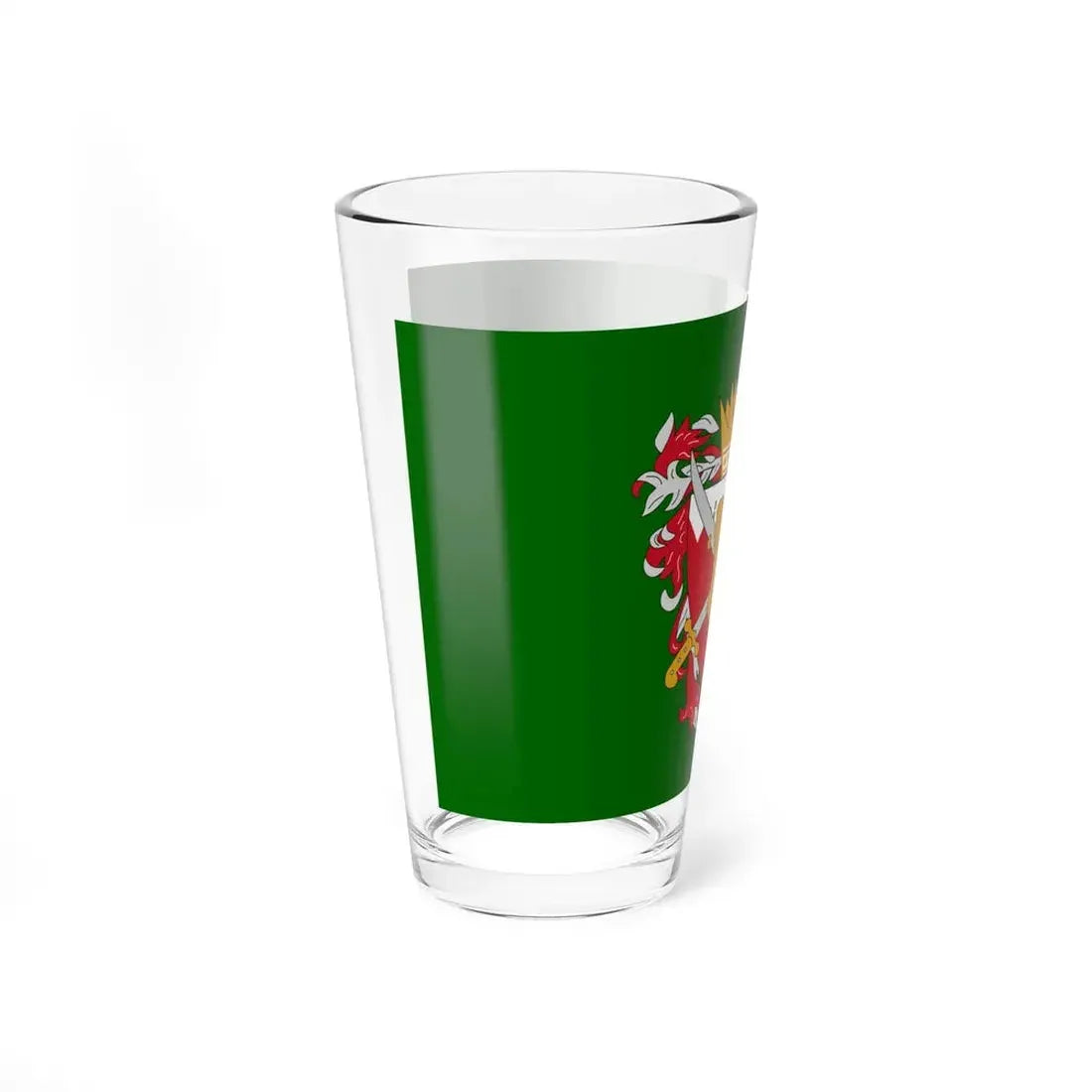 Flag of the National Guard of Bahrain (Bahrain) Pint Glass 16oz - Go Mug Yourself