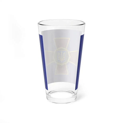 Flag of the National Guard of Ukraine (Ukraine) Pint Glass 16oz - Go Mug Yourself