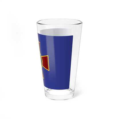 Flag of the National Guard of Ukraine (Ukraine) Pint Glass 16oz-Go Mug Yourself