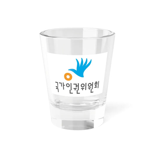 Flag of the National Human Rights Commission of the Republic of Korea (Korea) Shot Glass 1.5oz 1.5oz - Go Mug Yourself