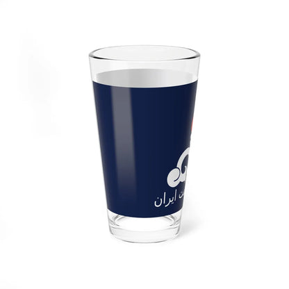 Flag of the National Iranian Oil Company (Iran) Pint Glass 16oz - Go Mug Yourself