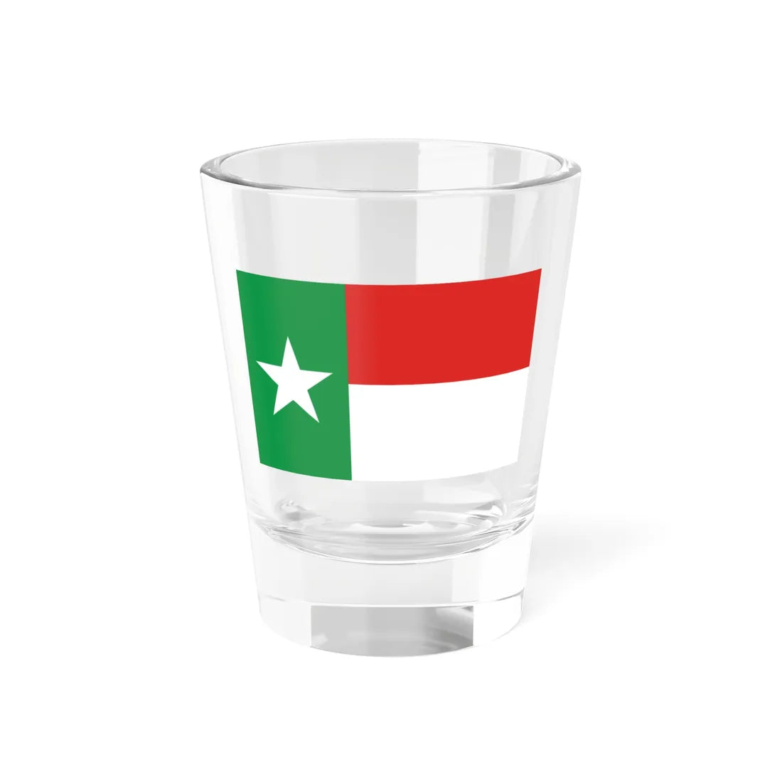 Flag of the National Liberation Front of Tripura (India) Shot Glass 1.5oz 1.5oz - Go Mug Yourself