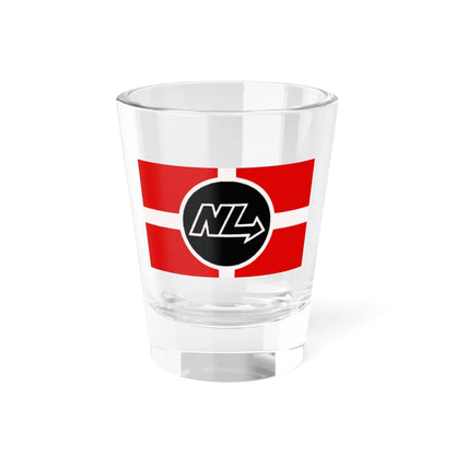 Flag of the National List alternative (Germany) Shot Glass 1.5oz 1.5oz - Go Mug Yourself