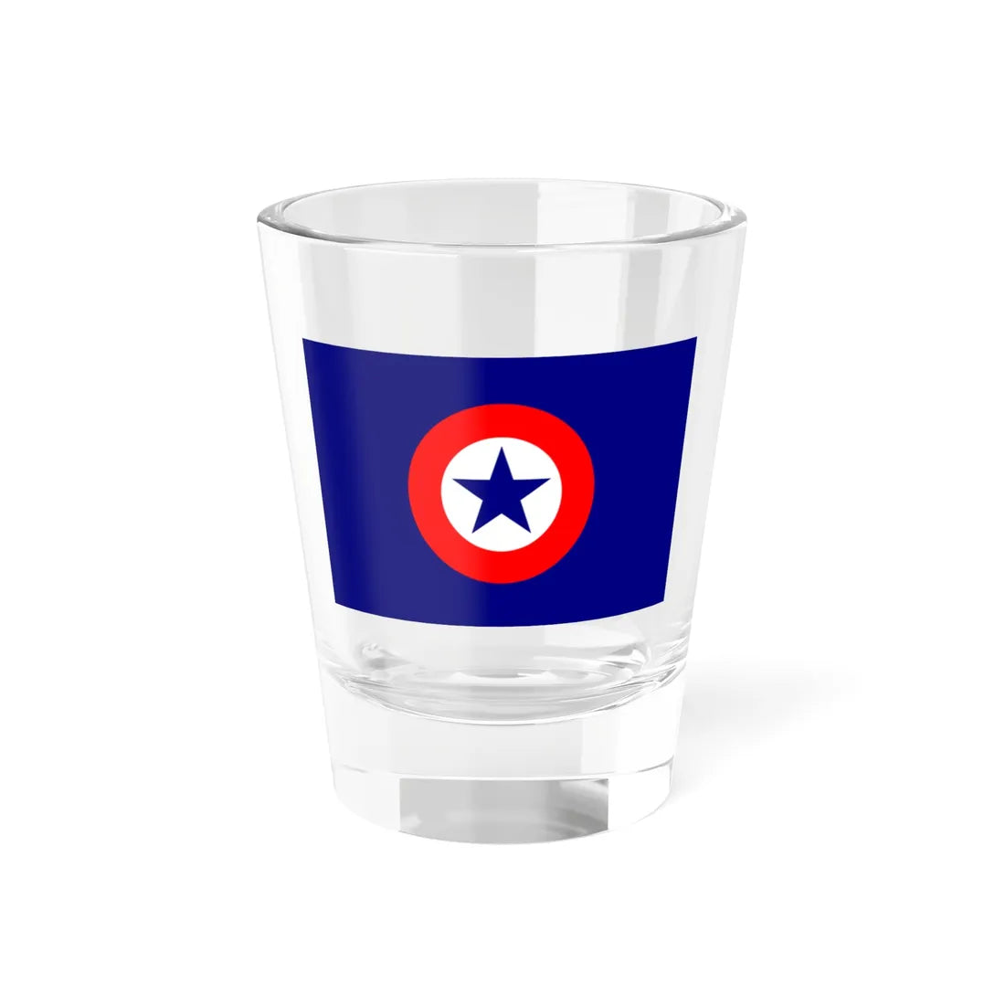 Flag of the National Party Chile 1966 (Chile) Shot Glass 1.5oz 1.5oz - Go Mug Yourself