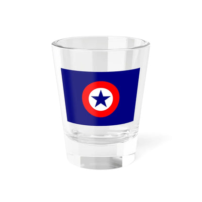 Flag of the National Party Chile 1966 (Chile) Shot Glass 1.5oz 1.5oz - Go Mug Yourself