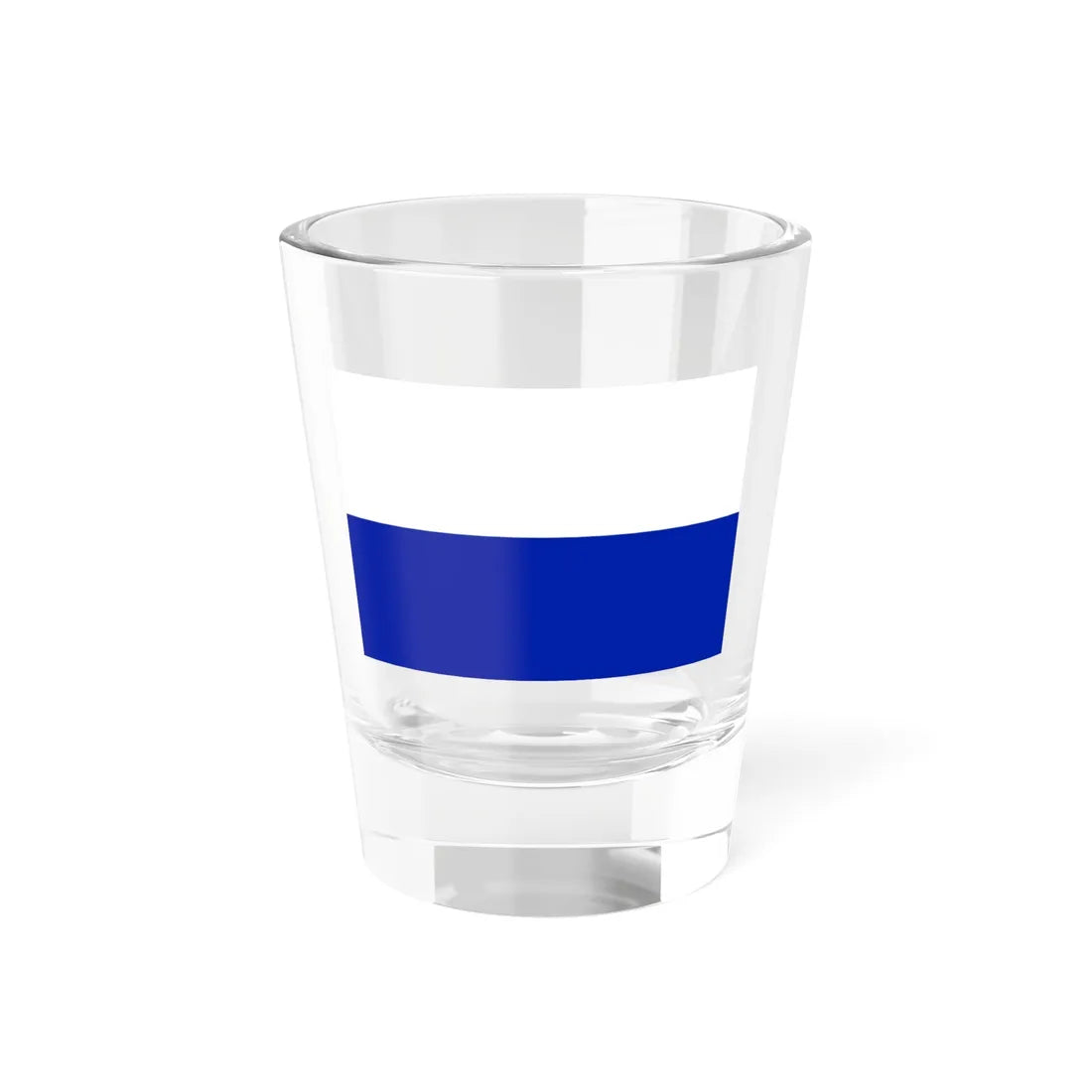 Flag of the National Party Uruguay 1897-1904 (Uruguay) Shot Glass 1.5oz 1.5oz - Go Mug Yourself