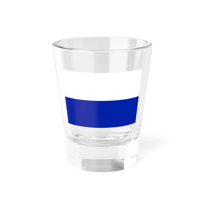 Flag of the National Party Uruguay 1897-1904 (Uruguay) Shot Glass 1.5oz 1.5oz - Go Mug Yourself