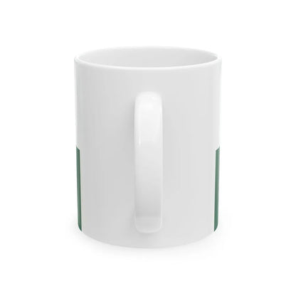Flag of the National Police of Colombia (Colombia) White Coffee Mug - Go Mug Yourself