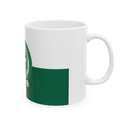 Flag of the National Police of Colombia (Colombia) White Coffee Mug - Go Mug Yourself