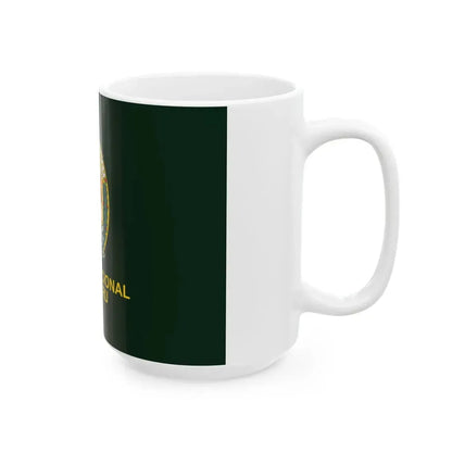 Flag of the National Police of Peru (Peru) White Coffee Mug - Go Mug Yourself