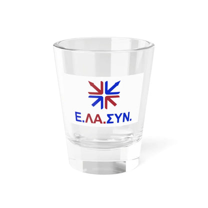 Flag of the National Popular Consciousness (Greece) Shot Glass 1.5oz 1.5oz - Go Mug Yourself