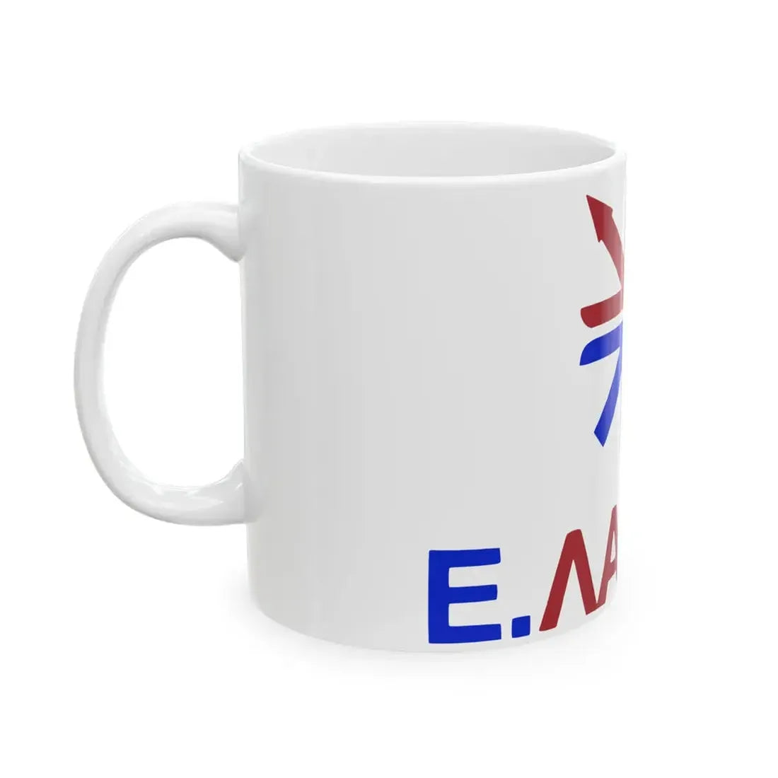 Flag of the National Popular Consciousness (Greece) White Coffee Mug - Go Mug Yourself