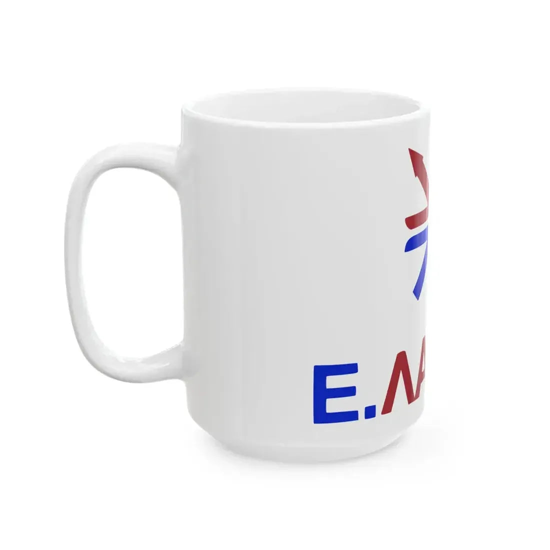 Flag of the National Popular Consciousness (Greece) White Coffee Mug - Go Mug Yourself