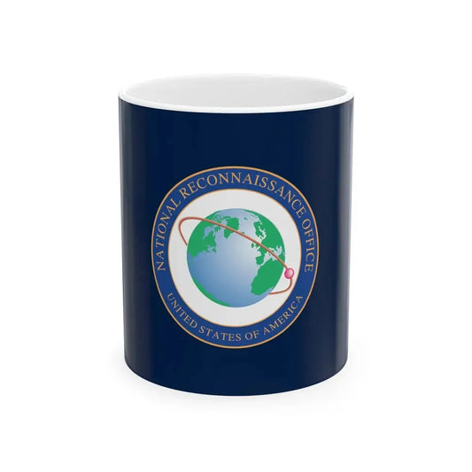 Flag of the National Reconnaissance Office (United States) White Coffee Mug 11oz - Go Mug Yourself