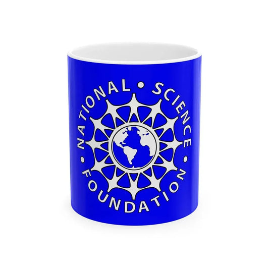 Flag of the National Science Foundation (United States) White Coffee Mug 11oz - Go Mug Yourself
