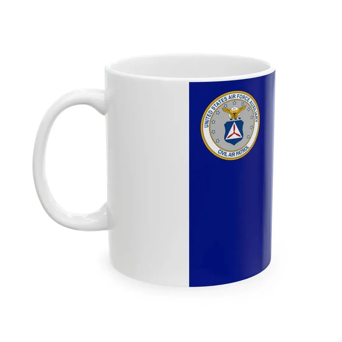 Flag of the National Vice Commander of the Civil Air Patrol (United States) White Coffee Mug - Go Mug Yourself