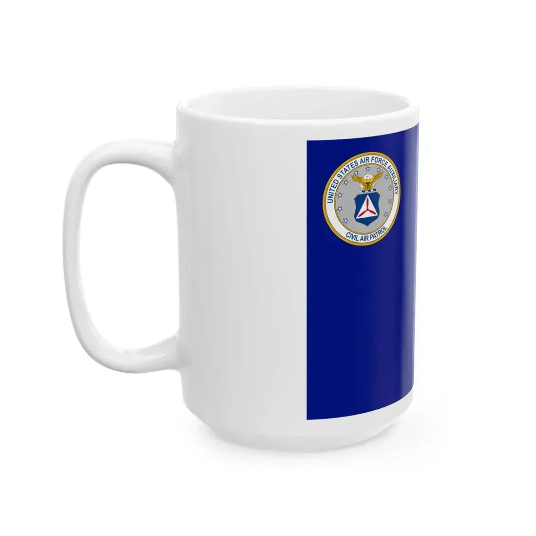 Flag of the National Vice Commander of the Civil Air Patrol (United States) White Coffee Mug - Go Mug Yourself