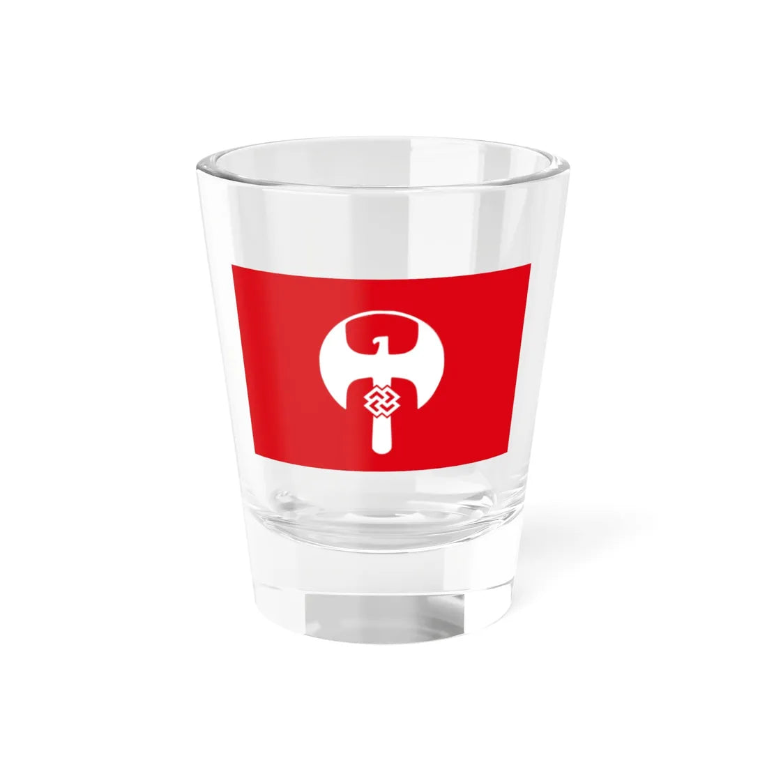Flag of the Nationalist Association Zadruga (Poland) Shot Glass 1.5oz 1.5oz - Go Mug Yourself