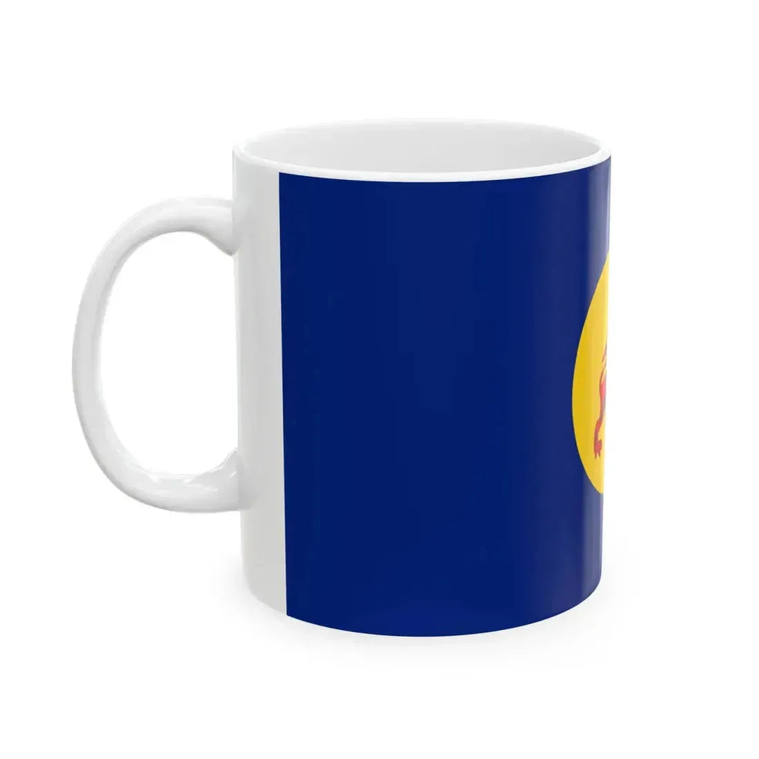 Flag of the Native Chiefs of North Borneo 1882-1902 (Malaysia) White Coffee Mug - Go Mug Yourself