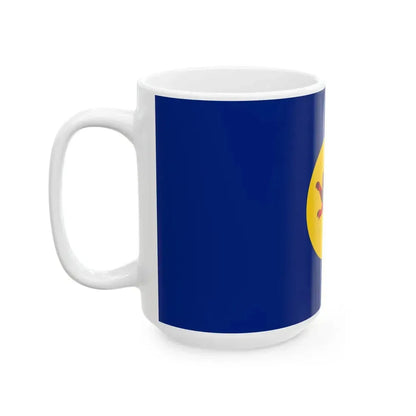 Flag of the Native Chiefs of North Borneo 1902-1946 (Malaysia) White Coffee Mug - Go Mug Yourself