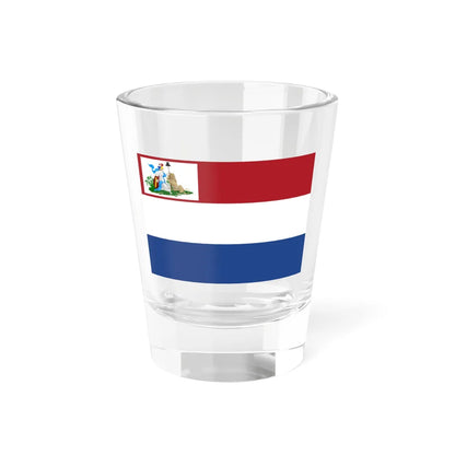 Flag of the navy of the Batavian Republic (Netherlands) Shot Glass 1.5oz 1.5oz - Go Mug Yourself