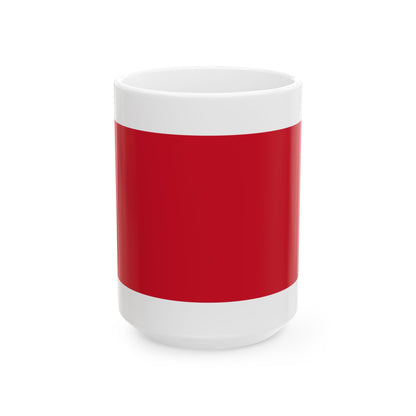 Flag of the Ndzuwani Sultanate 1833-1850 (Comoros) White Coffee Mug-15oz-Go Mug Yourself