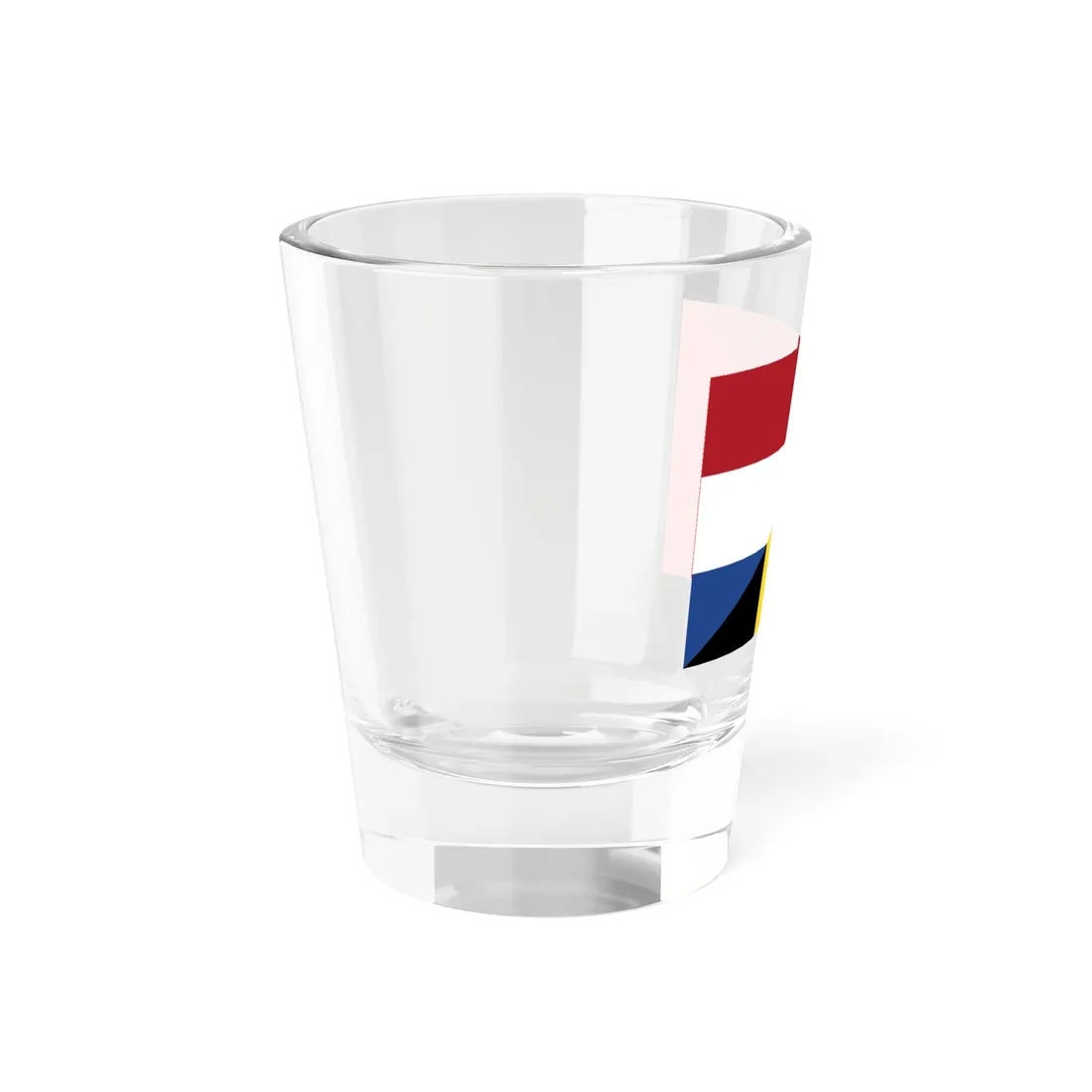 Flag of the Netherlands and Belgium (Belgium) Shot Glass 1.5oz - Go Mug Yourself