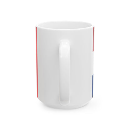 Flag of the Netherlands and Belgium (Belgium) White Coffee Mug-Go Mug Yourself