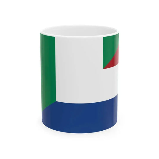 Flag of the Netherlands and Nigeria 1 (Netherlands) White Coffee Mug 11oz - Go Mug Yourself