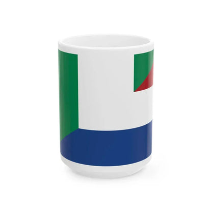 Flag of the Netherlands and Nigeria 1 (Netherlands) White Coffee Mug 15oz - Go Mug Yourself