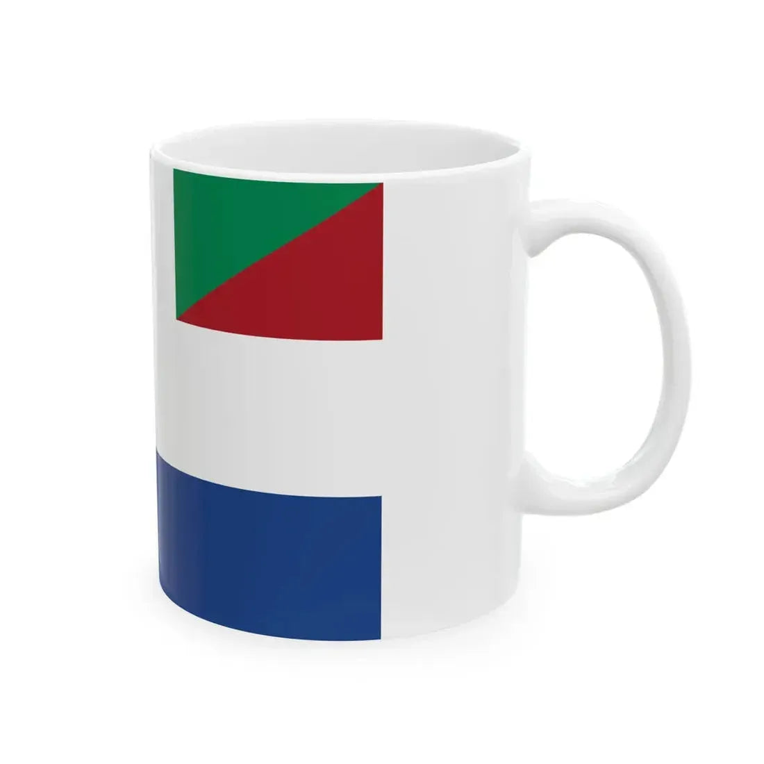 Flag of the Netherlands and Nigeria 1 (Netherlands) White Coffee Mug - Go Mug Yourself