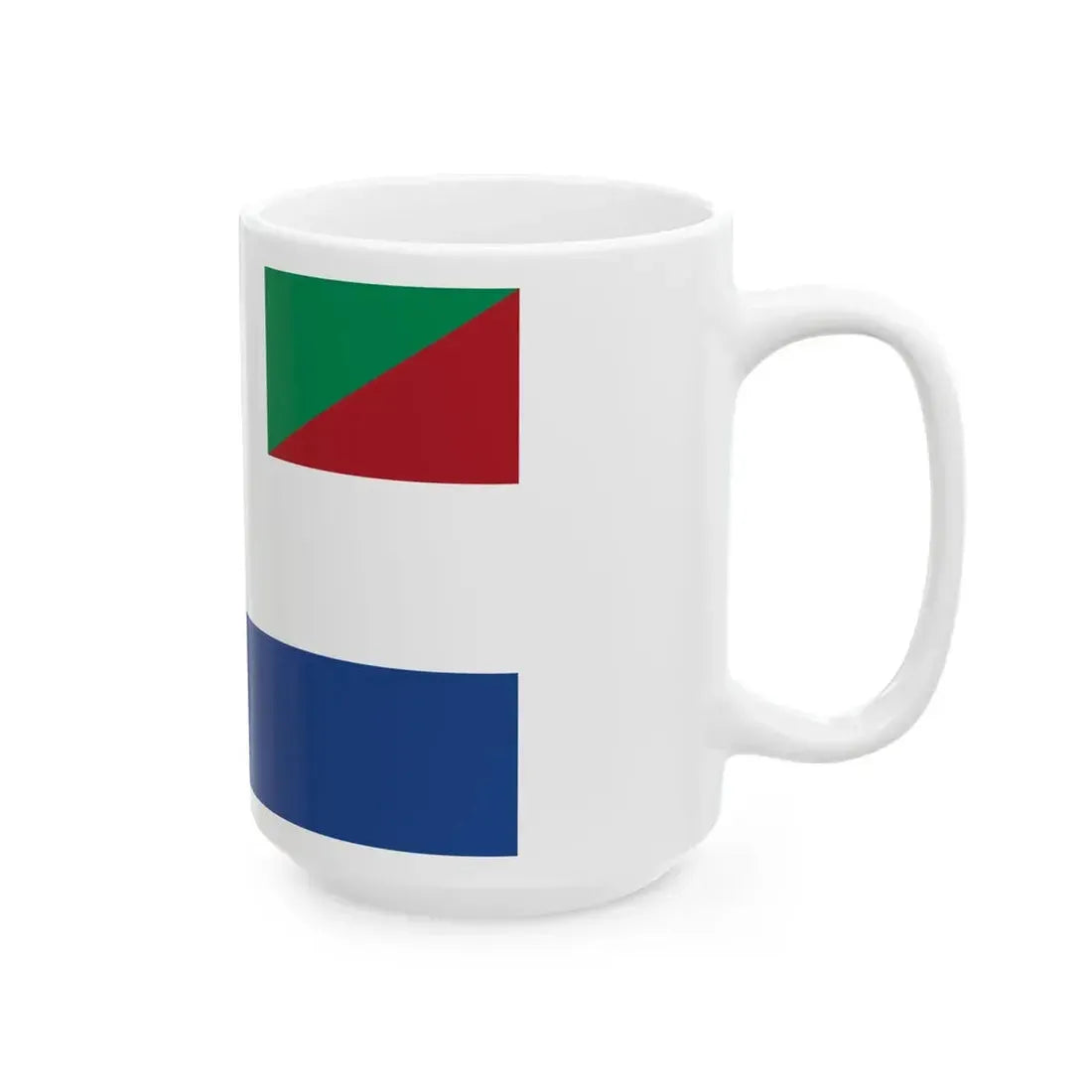 Flag of the Netherlands and Nigeria 1 (Netherlands) White Coffee Mug - Go Mug Yourself
