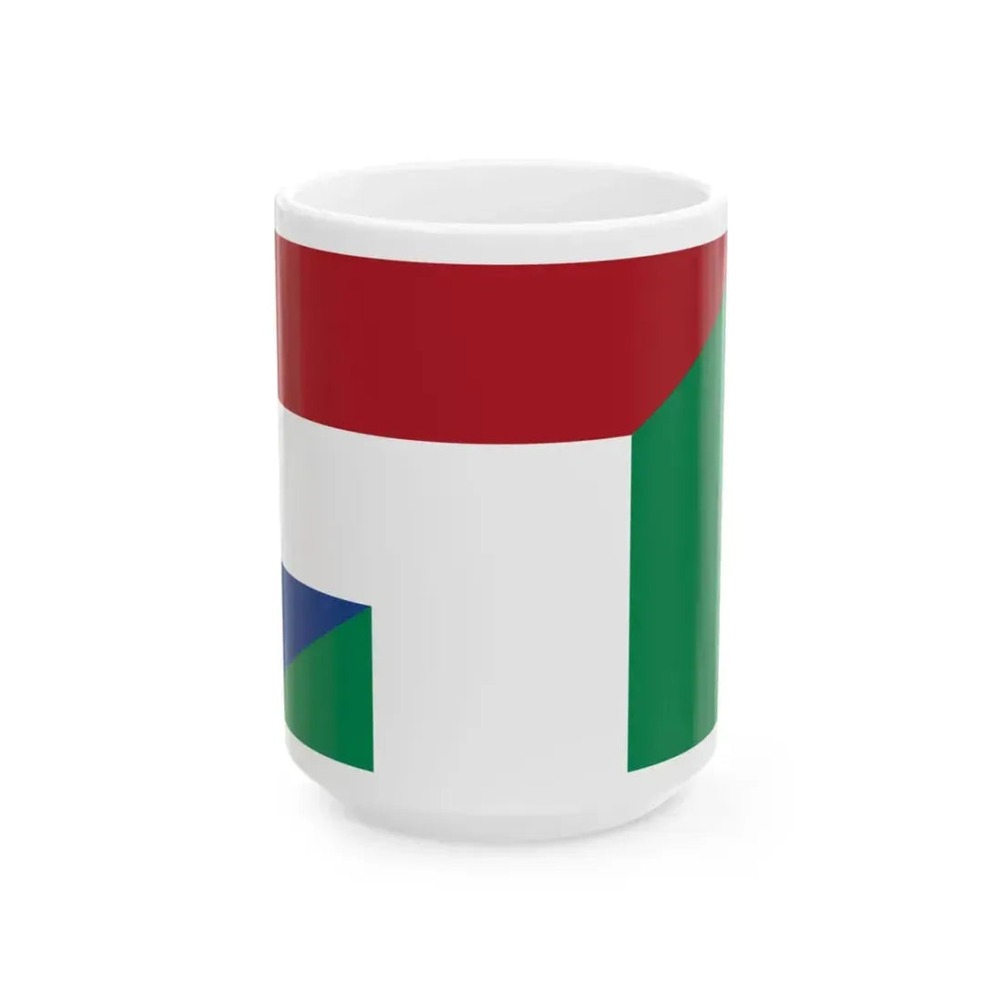Flag of the Netherlands and Nigeria 2 (Netherlands) White Coffee Mug 15oz - Go Mug Yourself