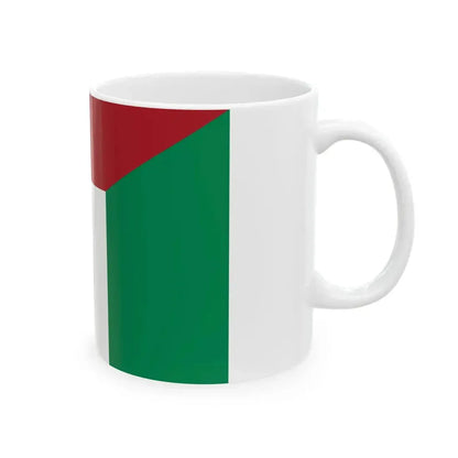Flag of the Netherlands and Nigeria 2 (Netherlands) White Coffee Mug - Go Mug Yourself