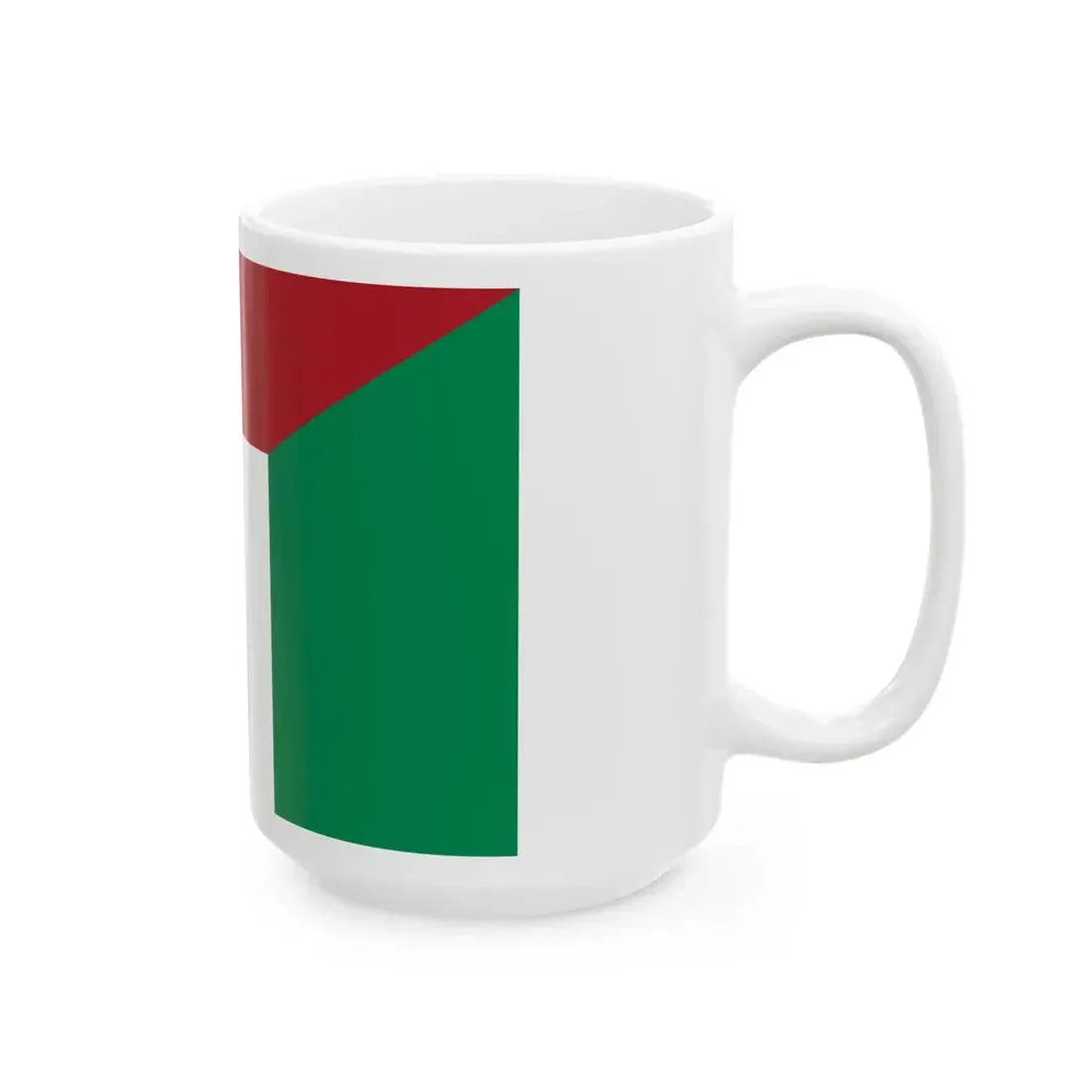 Flag of the Netherlands and Nigeria 2 (Netherlands) White Coffee Mug - Go Mug Yourself