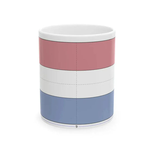 Flag of the Netherlands construction sheet (Netherlands) White Coffee Mug 11oz - Go Mug Yourself