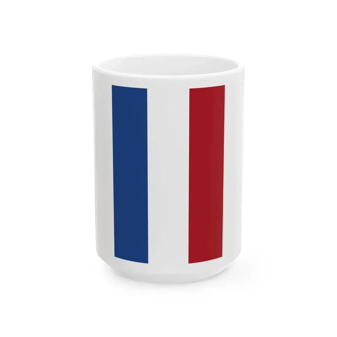Flag of the Netherlands vertical (Netherlands) White Coffee Mug 15oz - Go Mug Yourself