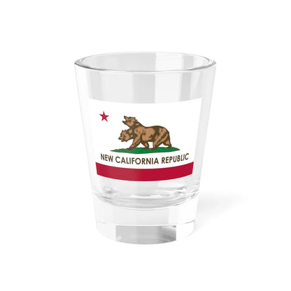 Flag of the New California Republic (United States) Shot Glass 1.5oz 1.5oz - Go Mug Yourself