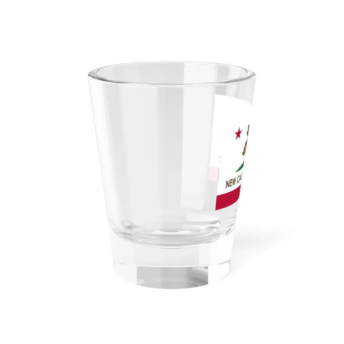 Flag of the New California Republic (United States) Shot Glass 1.5oz - Go Mug Yourself