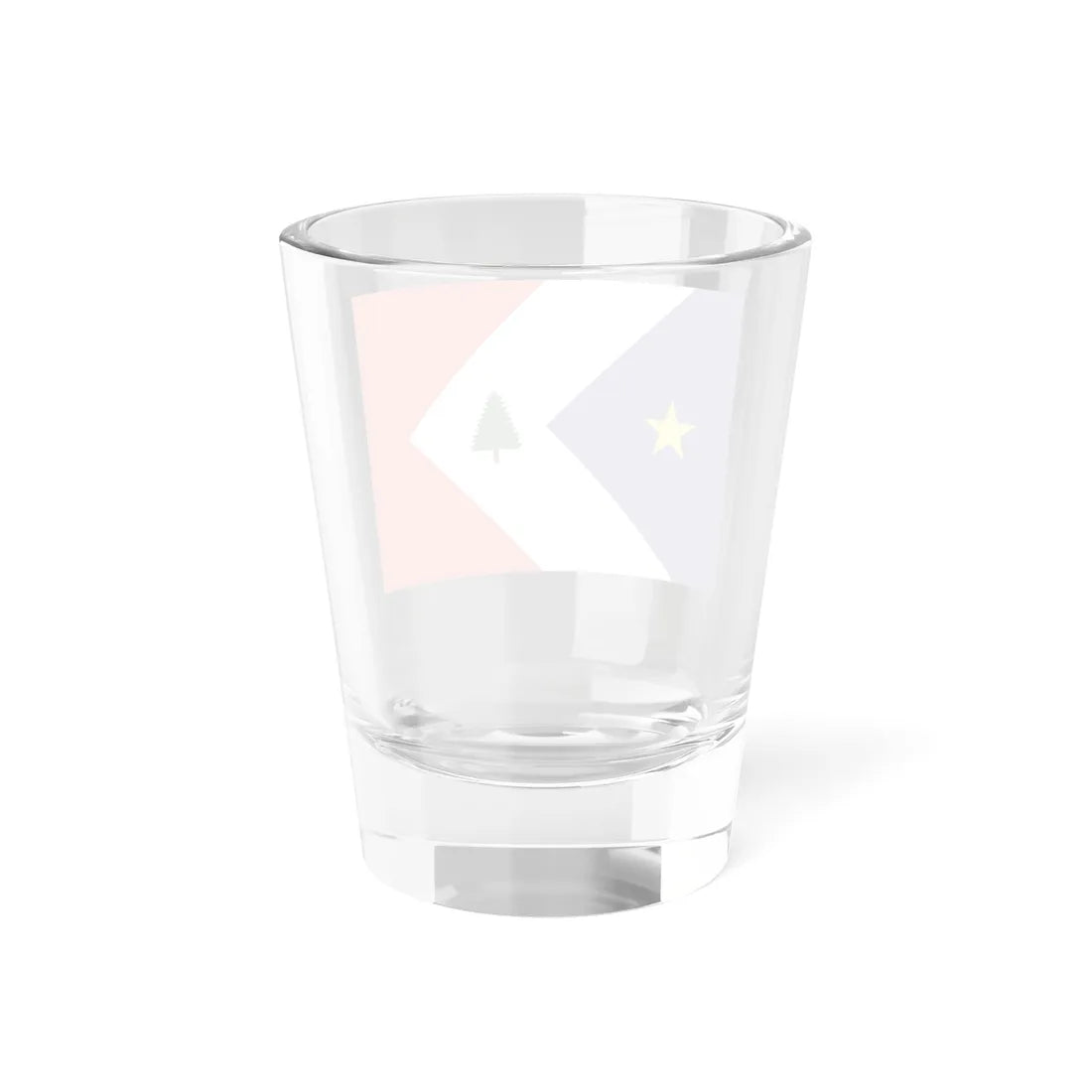 Flag of the New England Acadians (United States) Shot Glass 1.5oz - Go Mug Yourself