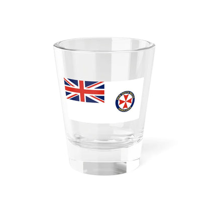Flag of the New South Wales Ambulance Service (Australia) Shot Glass 1.5oz 1.5oz - Go Mug Yourself