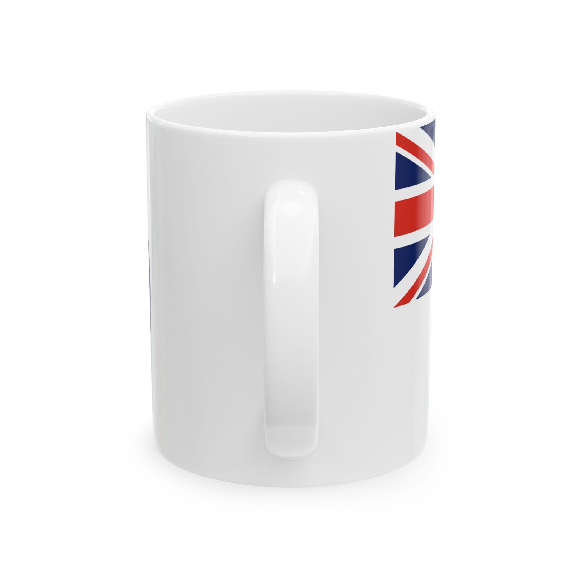 Flag of the New South Wales Ambulance Service (Australia) White Coffee Mug-Go Mug Yourself
