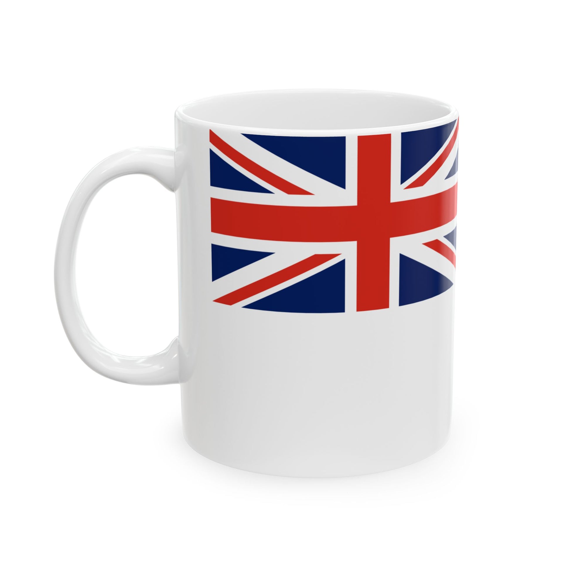 Flag of the New South Wales Ambulance Service (Australia) White Coffee Mug-Go Mug Yourself