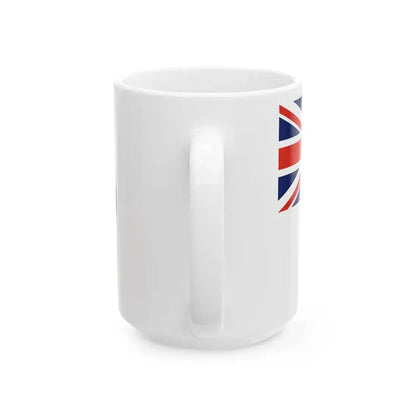 Flag of the New South Wales Ambulance Service (Australia) White Coffee Mug - Go Mug Yourself