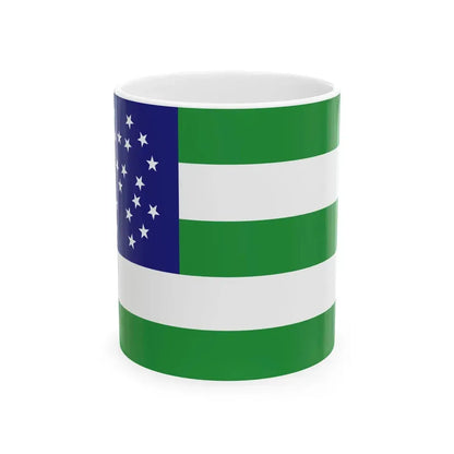 Flag of the New York City Police Department (United States) White Coffee Mug 11oz - Go Mug Yourself