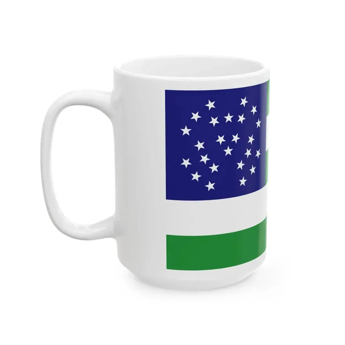 Flag of the New York City Police Department (United States) White Coffee Mug - Go Mug Yourself