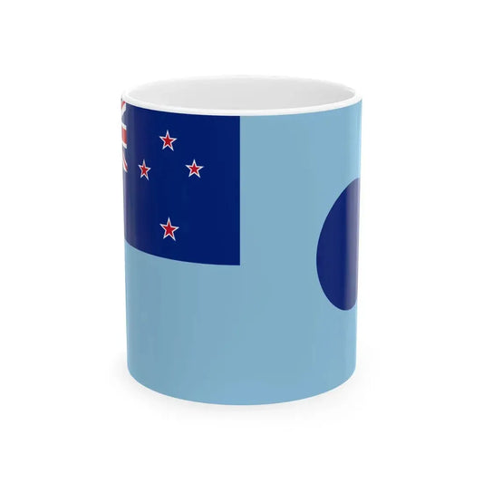 Flag of the New Zealand Ministry of Transport 1968-1998 (New Zealand) White Coffee Mug 11oz - Go Mug Yourself
