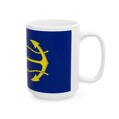 Flag of the New Zealand Navy Board (New Zealand) White Coffee Mug - Go Mug Yourself
