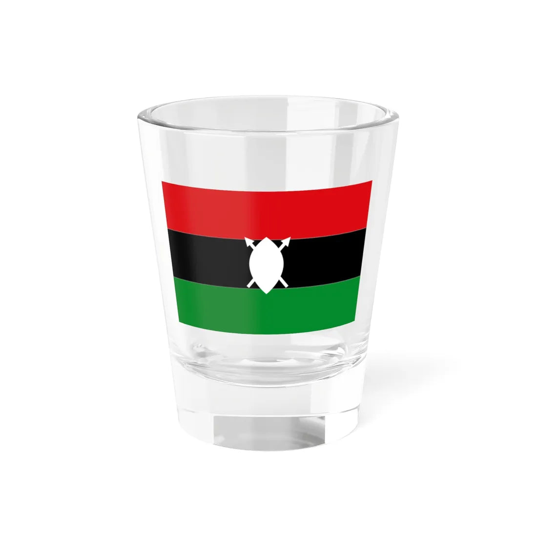 Flag of the Nile State green (South Sudan) Shot Glass 1.5oz 1.5oz - Go Mug Yourself