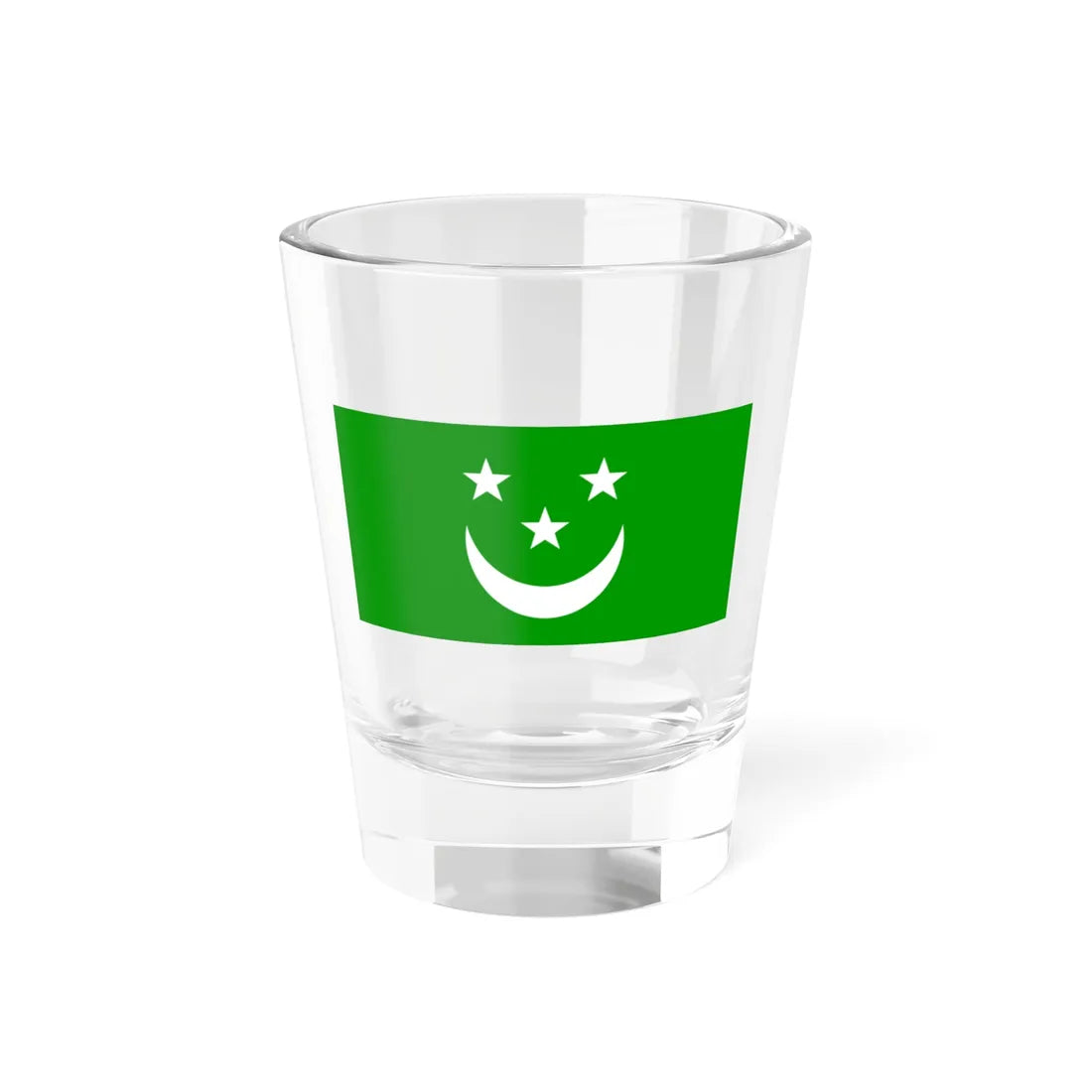 Flag of the North Caucasian Emirate (Russia) Shot Glass 1.5oz 1.5oz - Go Mug Yourself